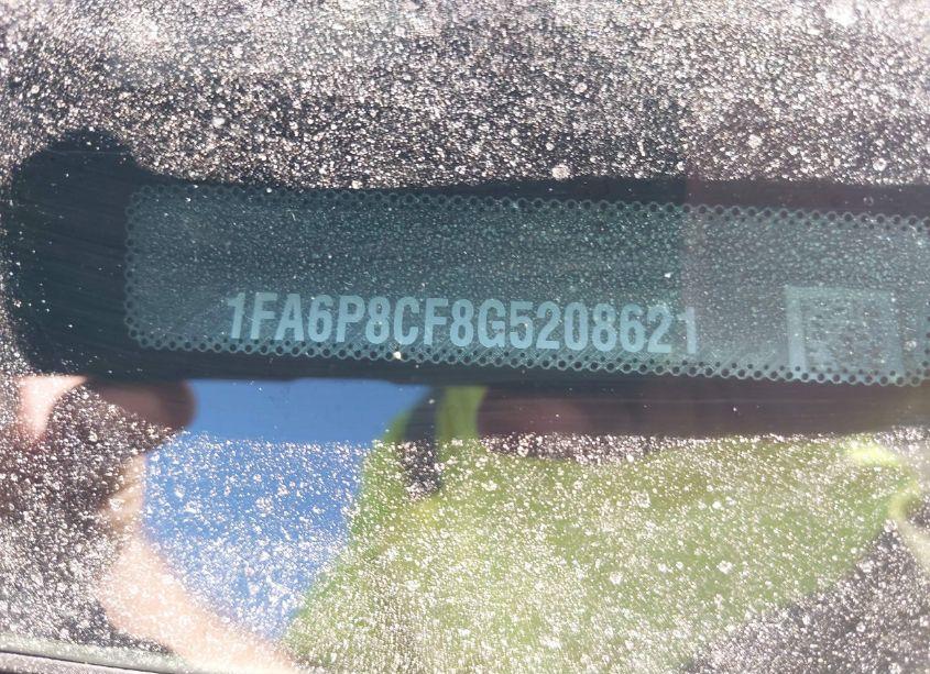 Photo 9 of 2016 Ford Mustang GT PREMIUM (VIN 1FA6P8CF8G5208621)