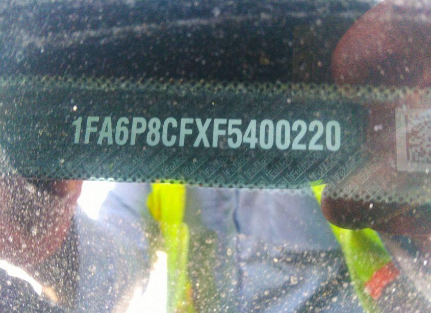 Photo 9 of 2015 Ford Mustang GT PREMIUM (VIN 1FA6P8CFXF5400220)