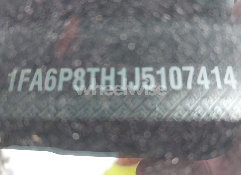 Photo 9 of 2018 Ford Mustang ECOBOOST (VIN 1FA6P8TH1J5107414)