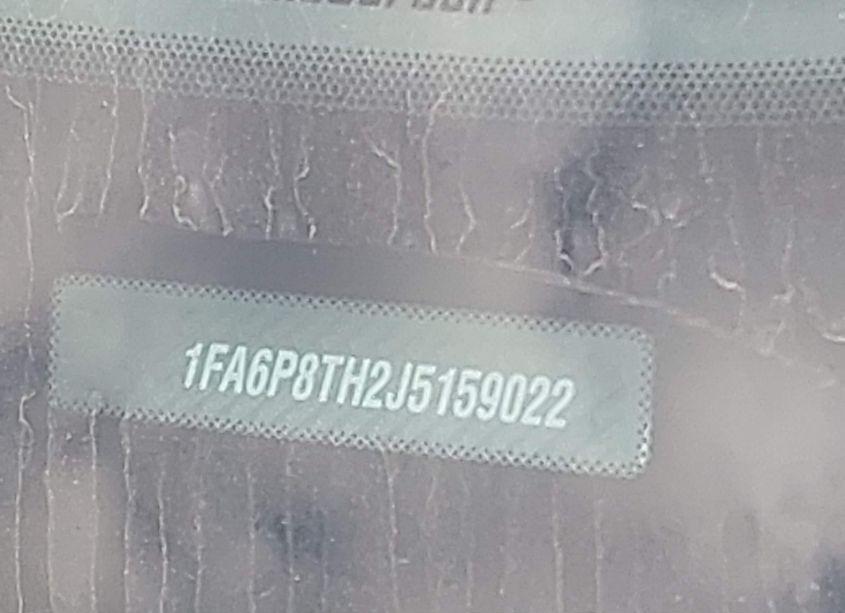 Photo 9 of 2018 Ford Mustang ECOBOOST (VIN 1FA6P8TH2J5159022)