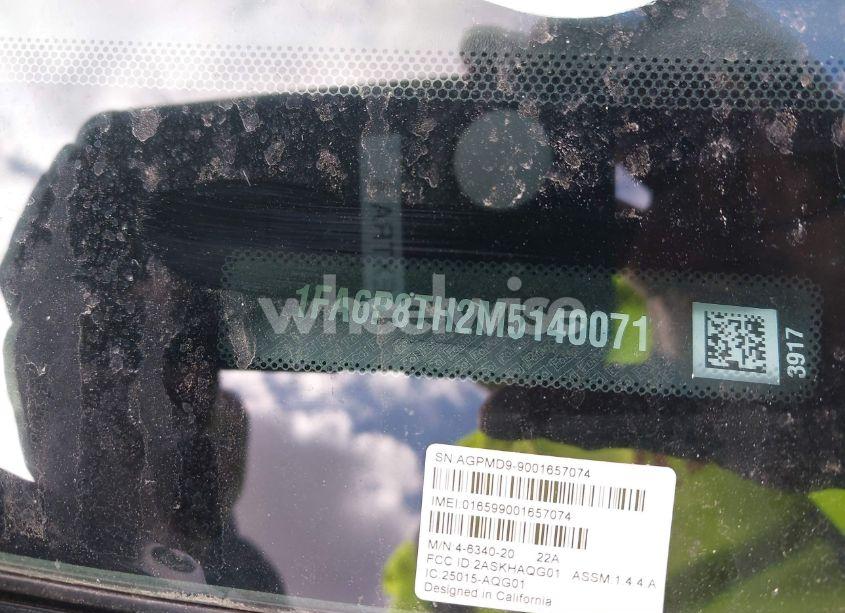 Photo 9 of 2021 Ford Mustang ECOBOOST FASTBACK (VIN 1FA6P8TH2M5140071)