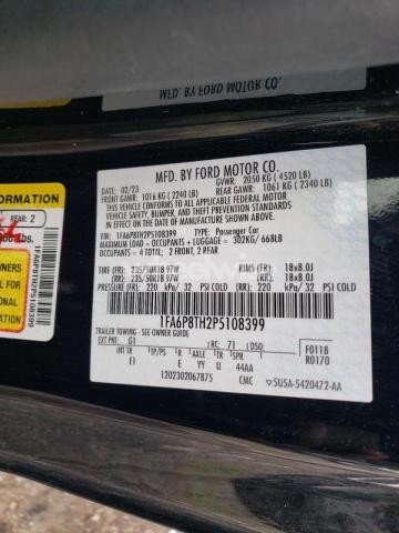 2023 FORD MUSTANG (VIN 1FA6P8TH2P5108399) main photo