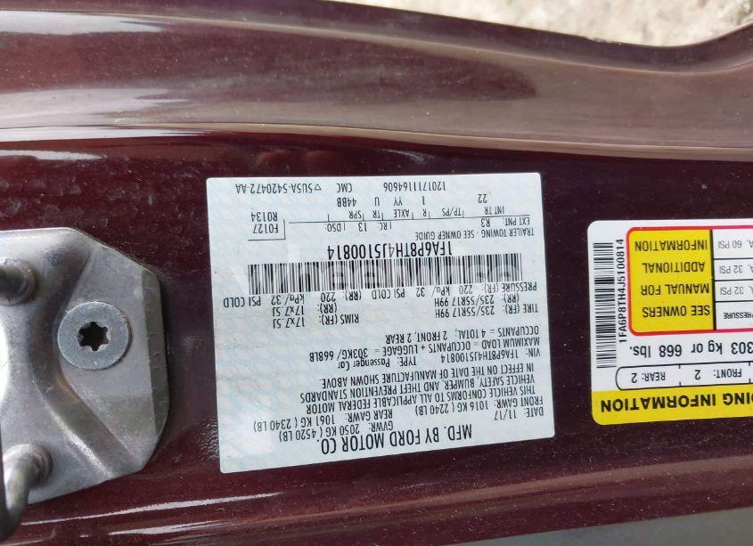 Photo 9 of 2018 Ford Mustang ECOBOOST (VIN 1FA6P8TH4J5100814)