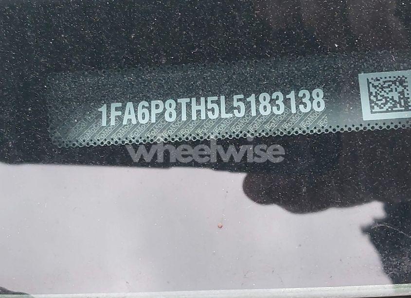 Photo 9 of 2020 Ford Mustang ECOBOOST FASTBACK (VIN 1FA6P8TH5L5183138)