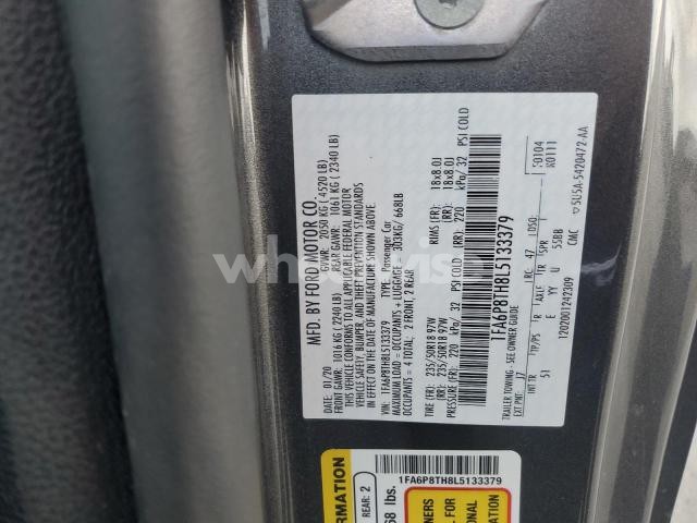 Photo 11 of 2020 FORD MUSTANG (VIN 1FA6P8TH8L5133379)