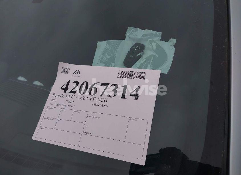 Photo 11 of 2016 Ford Mustang ECOBOOST (VIN 1FA6P8TH9G5252810)