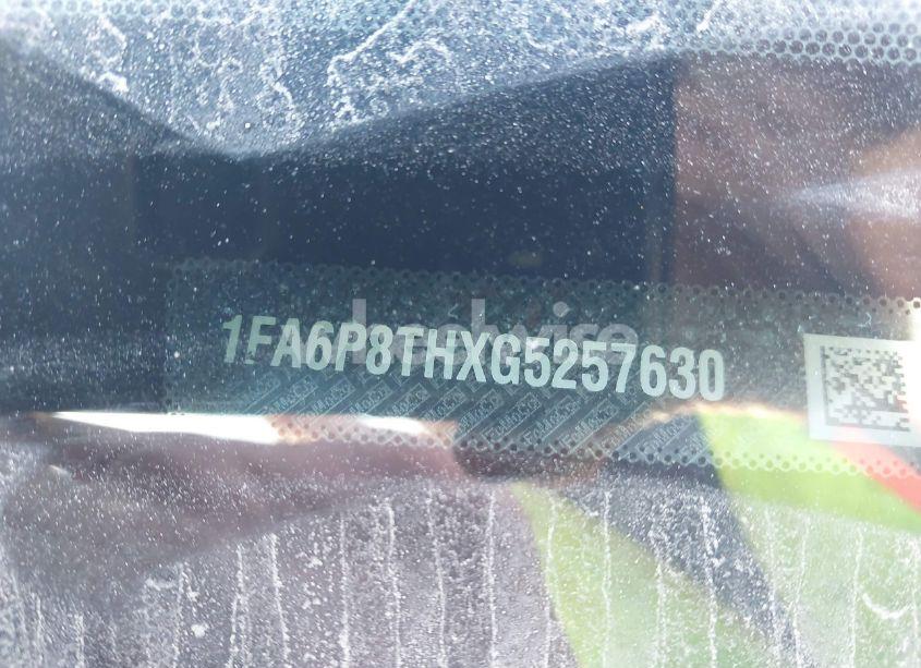 Photo 9 of 2016 Ford Mustang ECOBOOST (VIN 1FA6P8THXG5257630)