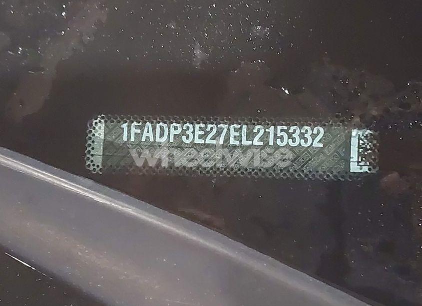 Photo 9 of 2014 Ford Focus S (VIN 1FADP3E27EL215332)