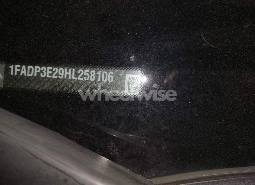 Photo 9 of 2017 Ford Focus S (VIN 1FADP3E29HL258106)