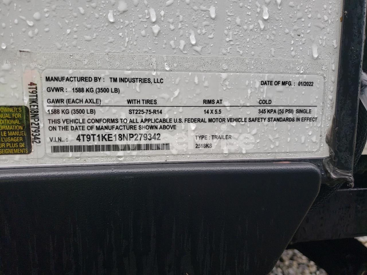 Photo 10 of 2022 TRLM POPUP CAMP N/A (VIN 1FADP3E2XJL301258)