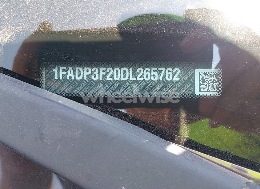 Photo 9 of 2013 Ford Focus SE (VIN 1FADP3F20DL265762)