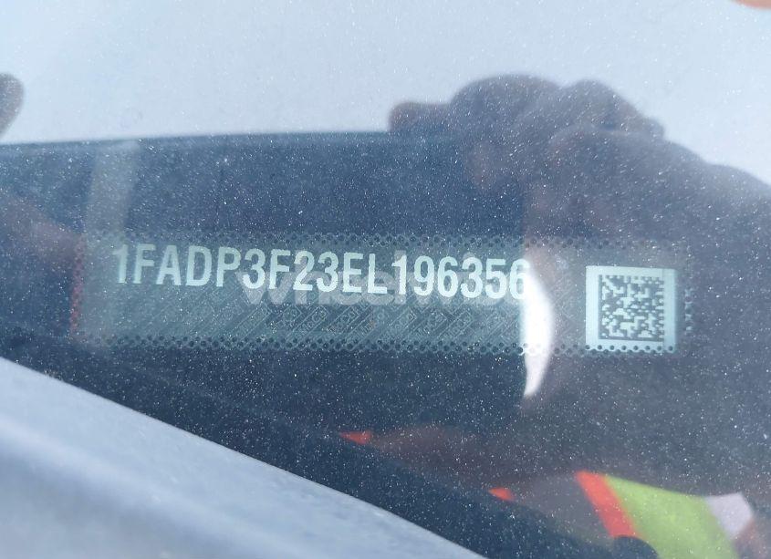 Photo 9 of 2014 Ford Focus SE (VIN 1FADP3F23EL196356)