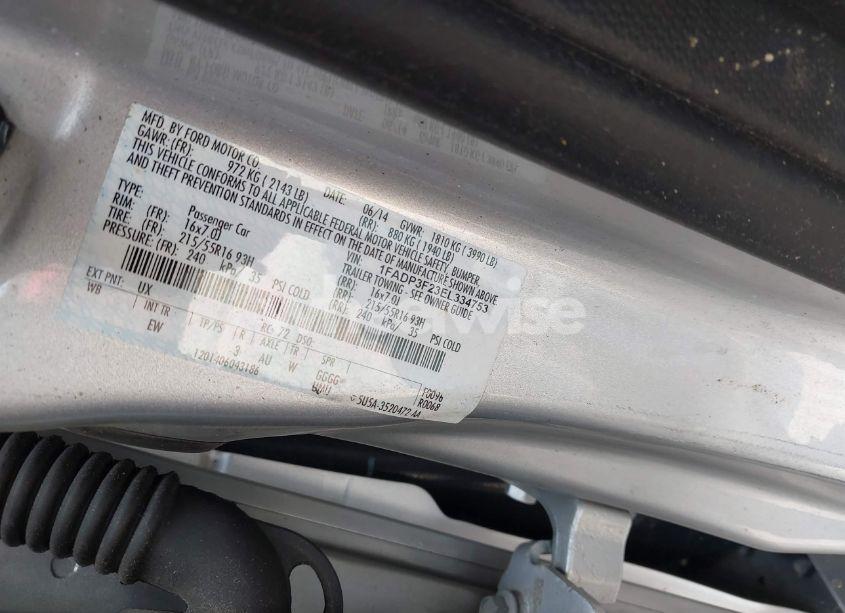 Photo 9 of 2014 Ford Focus SE (VIN 1FADP3F23EL334753)