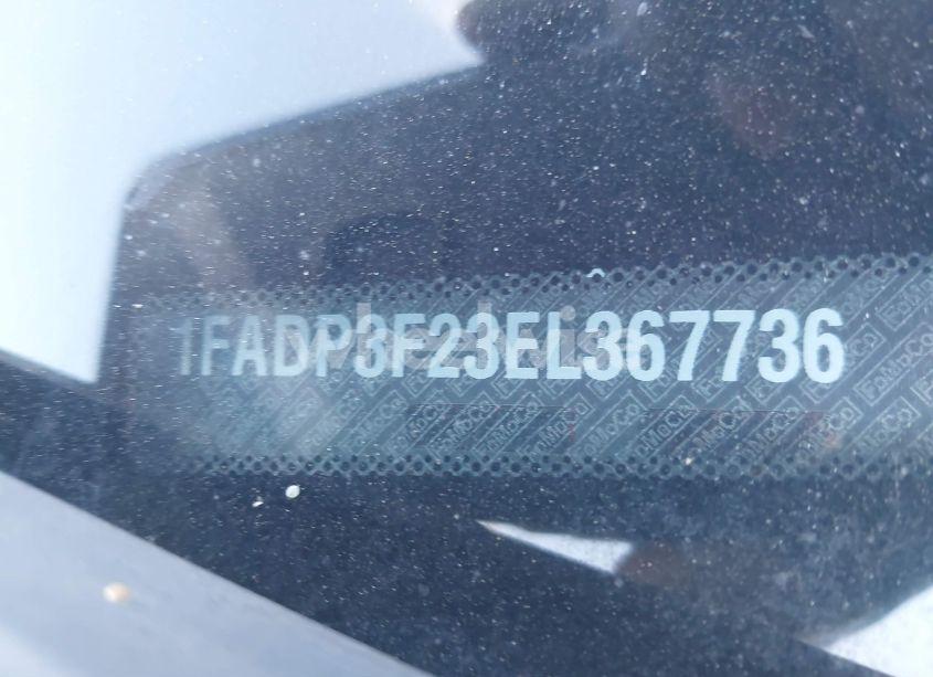 Photo 9 of 2014 Ford Focus SE (VIN 1FADP3F23EL367736)