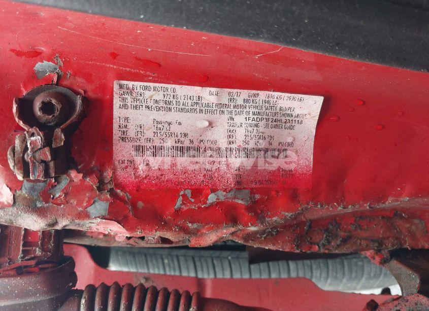 Photo 12 of 2017 Ford Focus SE (VIN 1FADP3F24HL231118)