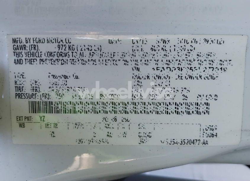 Photo 9 of 2015 Ford Focus SE (VIN 1FADP3F25FL277019)