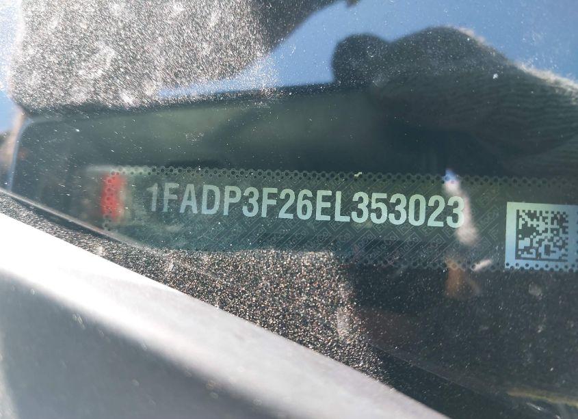 Photo 9 of 2014 Ford Focus SE (VIN 1FADP3F26EL353023)