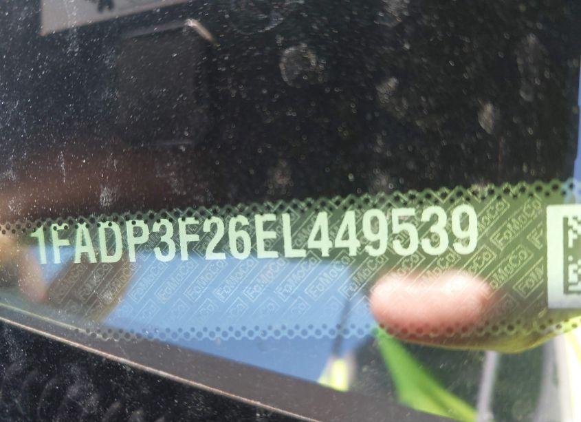 Photo 9 of 2014 Ford Focus SE (VIN 1FADP3F26EL449539)