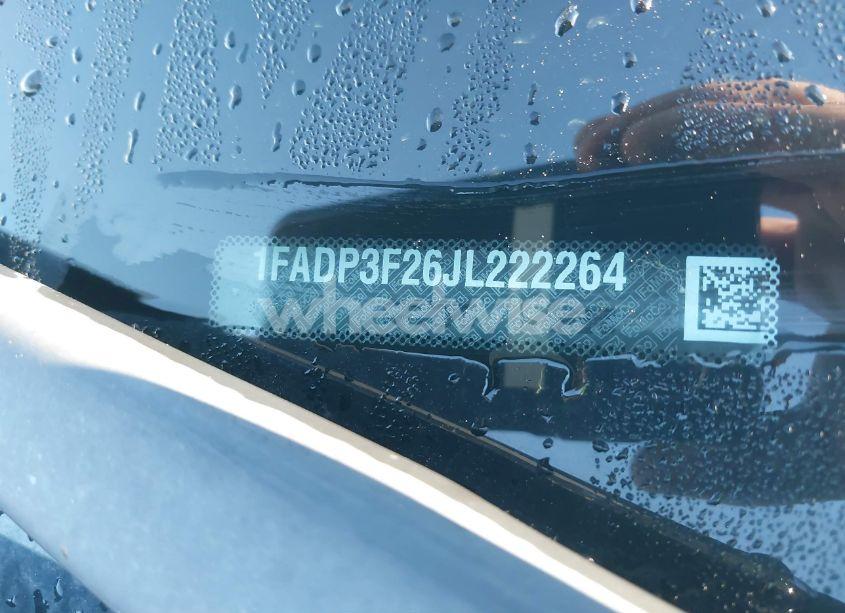 Photo 9 of 2018 Ford Focus SE (VIN 1FADP3F26JL222264)