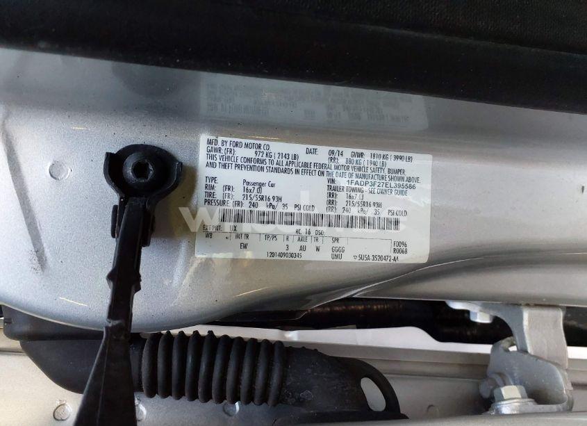 Photo 9 of 2014 Ford Focus SE (VIN 1FADP3F27EL395586)