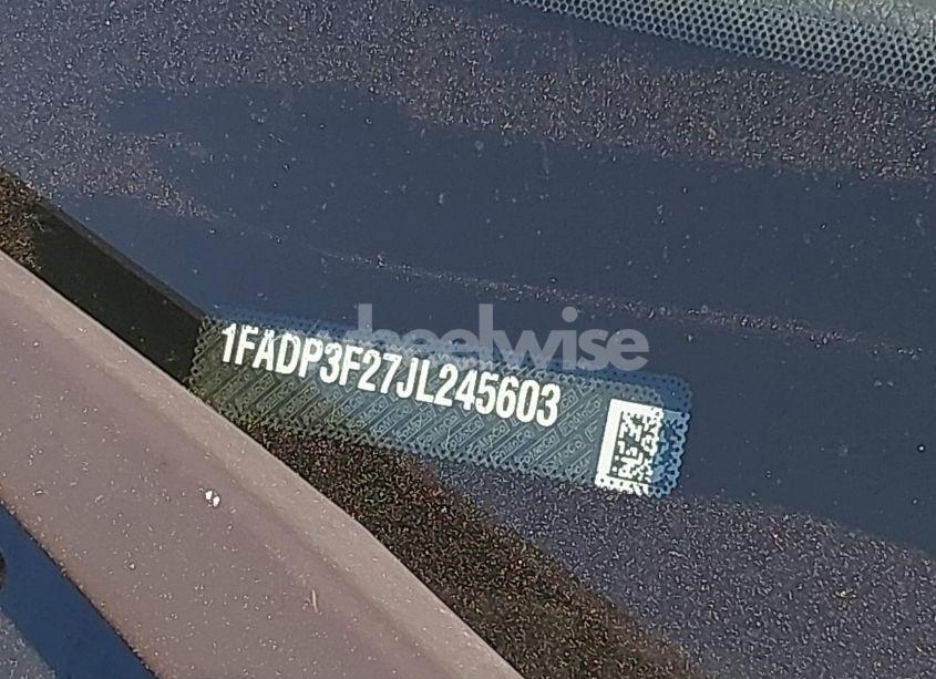 Photo 9 of 2018 Ford Focus SE (VIN 1FADP3F27JL245603)