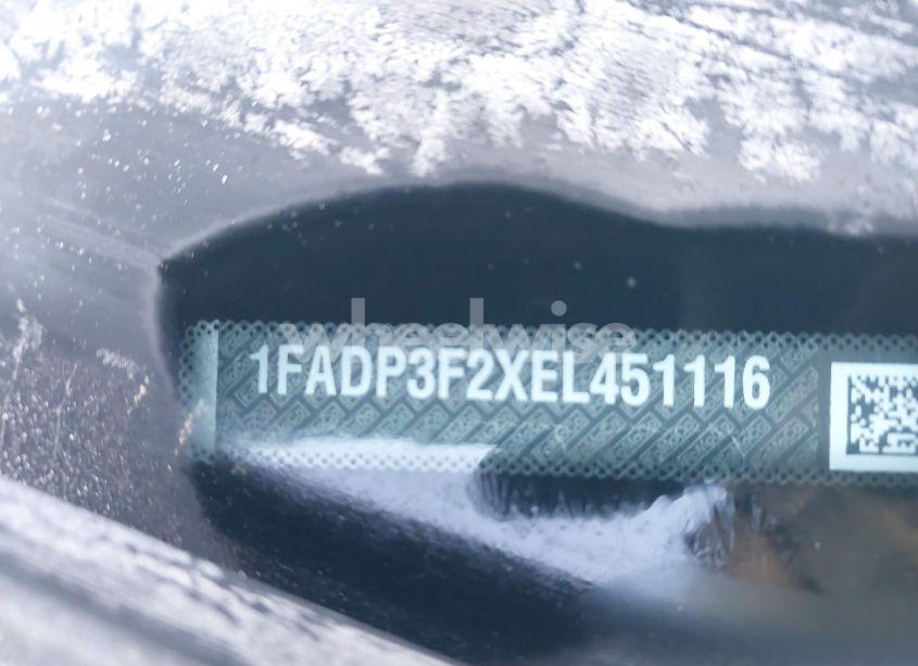 Photo 9 of 2014 Ford Focus SE (VIN 1FADP3F2XEL451116)