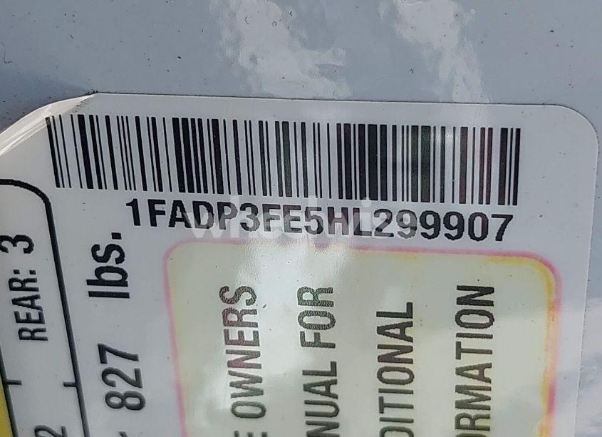 Photo 9 of 2017 Ford Focus SE (VIN 1FADP3FE5HL299907)