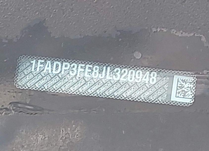 Photo 9 of 2018 Ford Focus SE (VIN 1FADP3FE8JL320948)