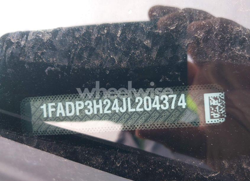 Photo 9 of 2018 Ford Focus SEL (VIN 1FADP3H24JL204374)