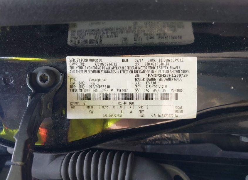 Photo 9 of 2017 Ford Focus SEL (VIN 1FADP3H28HL289729)