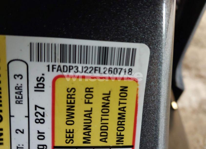 Photo 9 of 2015 Ford Focus TITANIUM (VIN 1FADP3J22FL260718)