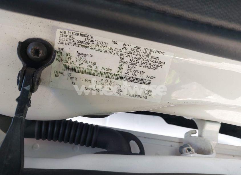 Photo 9 of 2013 Ford Focus TITANIUM (VIN 1FADP3J26DL324076)