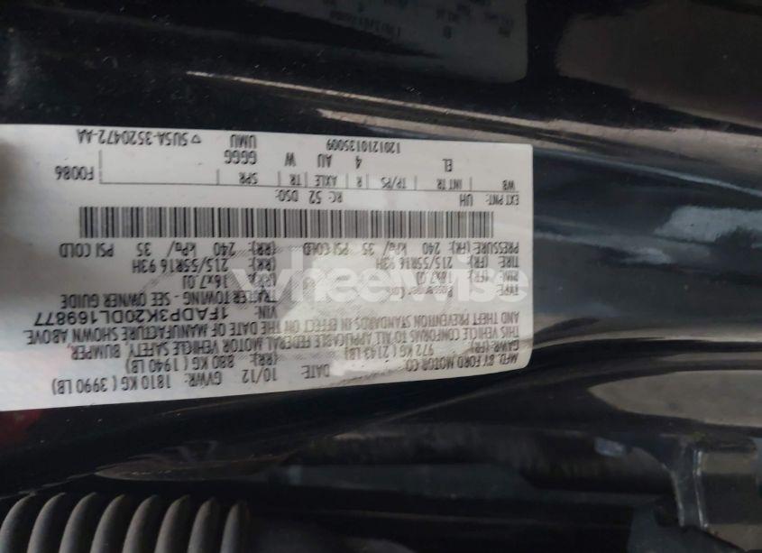 Photo 9 of 2013 Ford Focus SE (VIN 1FADP3K20DL169877)