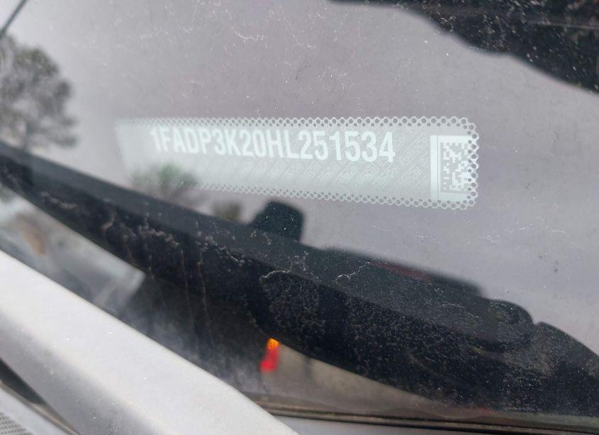 Photo 9 of 2017 Ford Focus SE (VIN 1FADP3K20HL251534)