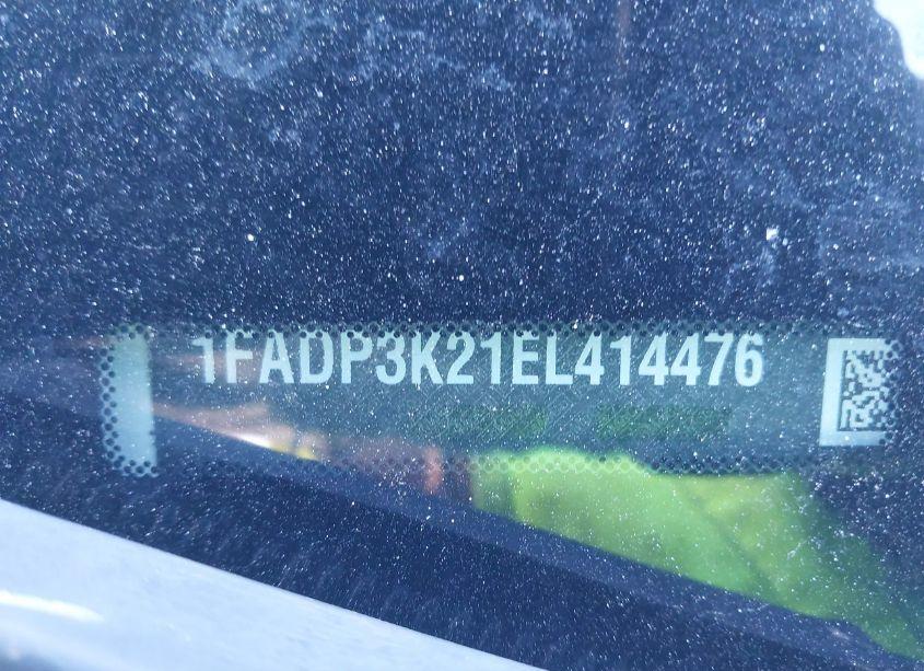 Photo 9 of 2014 Ford Focus SE (VIN 1FADP3K21EL414476)