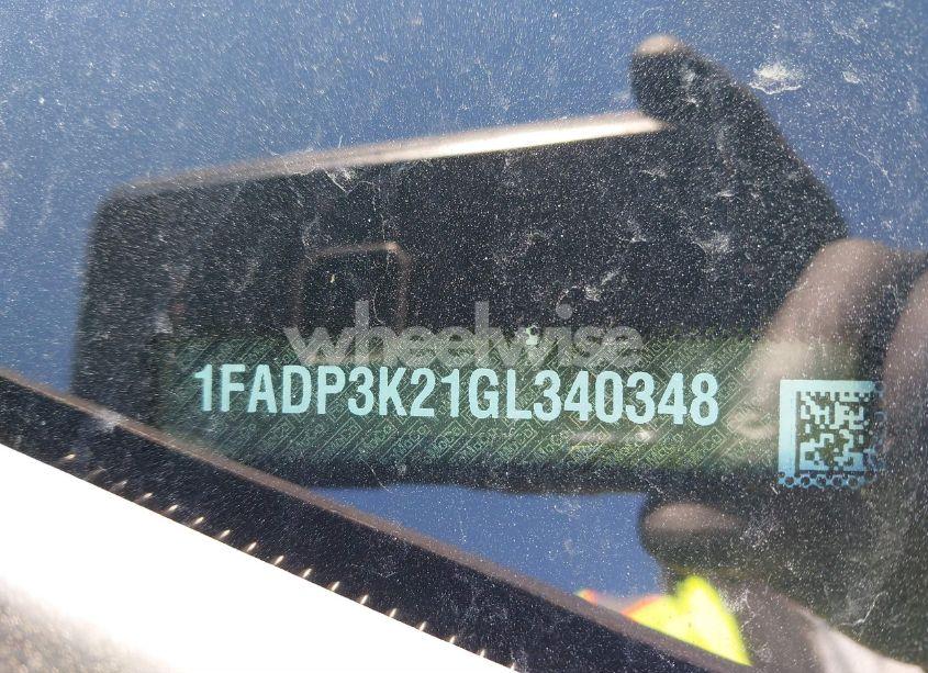 Photo 9 of 2016 Ford Focus SE (VIN 1FADP3K21GL340348)