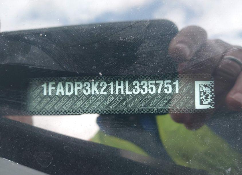 Photo 9 of 2017 Ford Focus SE (VIN 1FADP3K21HL335751)