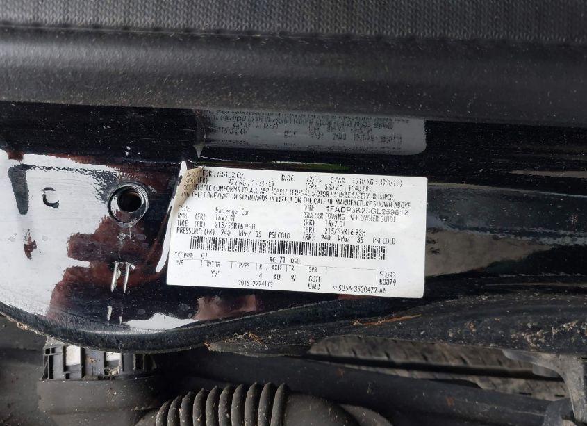 Photo 9 of 2016 Ford Focus SE (VIN 1FADP3K23GL259612)