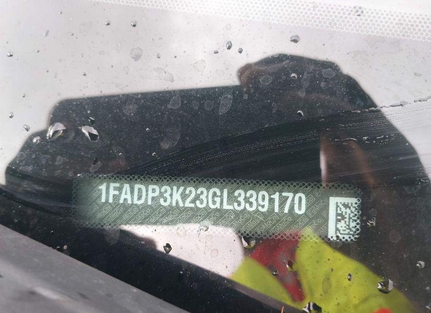 Photo 9 of 2016 Ford Focus SE (VIN 1FADP3K23GL339170)