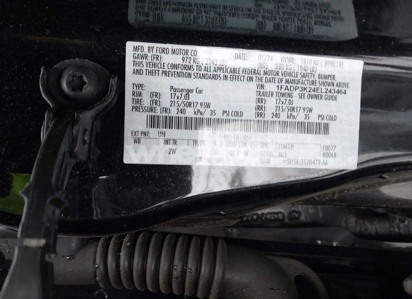 Photo 9 of 2014 Ford Focus SE (VIN 1FADP3K24EL243464)