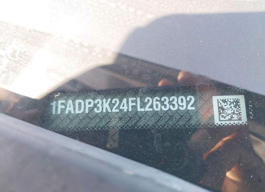 Photo 9 of 2015 Ford Focus SE (VIN 1FADP3K24FL263392)