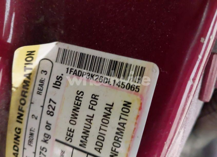 Photo 9 of 2013 Ford Focus SE (VIN 1FADP3K26DL145065)