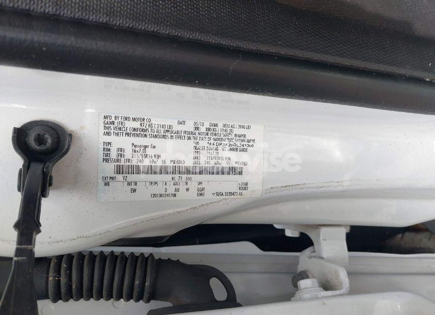 Photo 9 of 2013 Ford Focus SE (VIN 1FADP3K26DL341006)