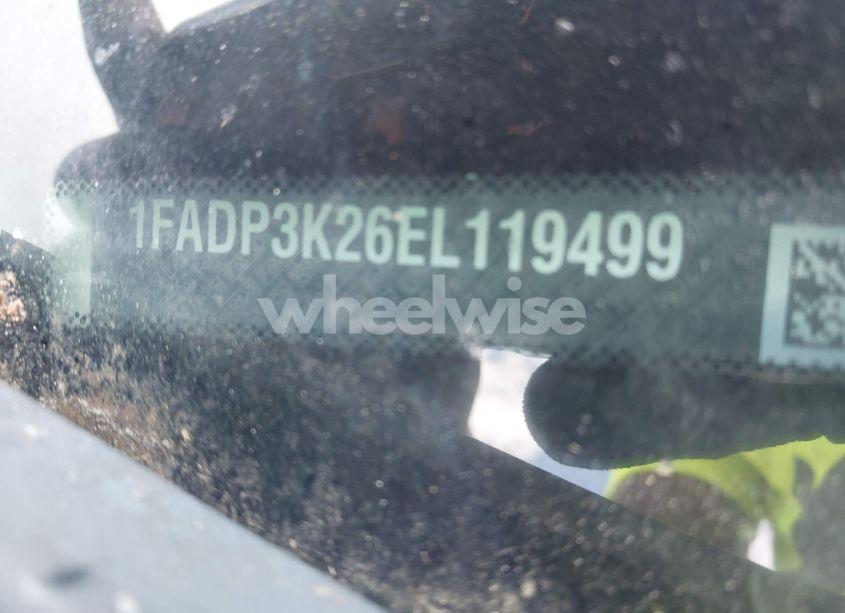 Photo 9 of 2014 Ford Focus SE (VIN 1FADP3K26EL119499)