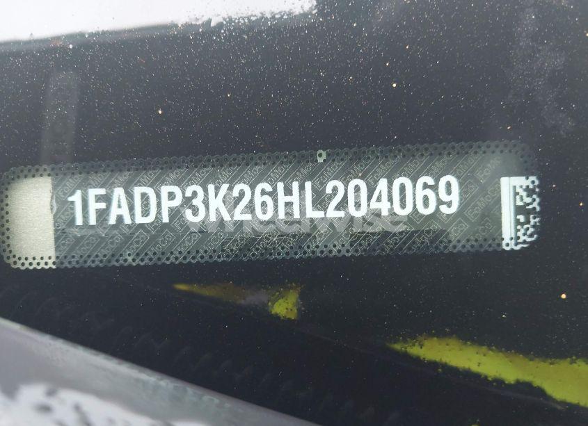 Photo 9 of 2017 Ford Focus SE (VIN 1FADP3K26HL204069)