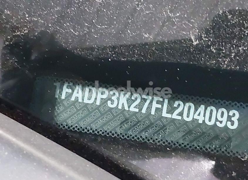 Photo 9 of 2015 Ford Focus SE (VIN 1FADP3K27FL204093)