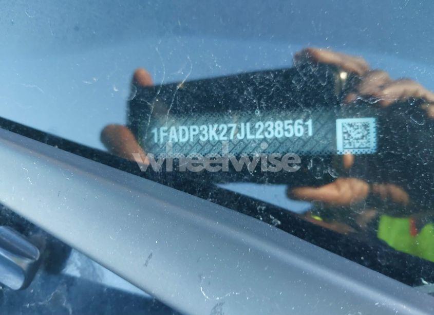 Photo 9 of 2018 Ford Focus SE (VIN 1FADP3K27JL238561)