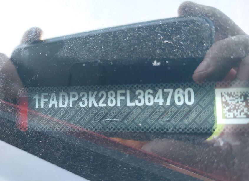 Photo 9 of 2015 Ford Focus SE (VIN 1FADP3K28FL364760)