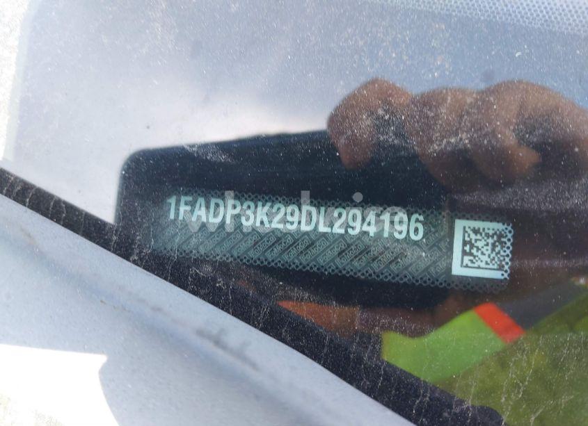 Photo 9 of 2013 Ford Focus SE (VIN 1FADP3K29DL294196)