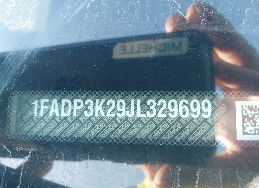 Photo 9 of 2018 Ford Focus SE (VIN 1FADP3K29JL329699)